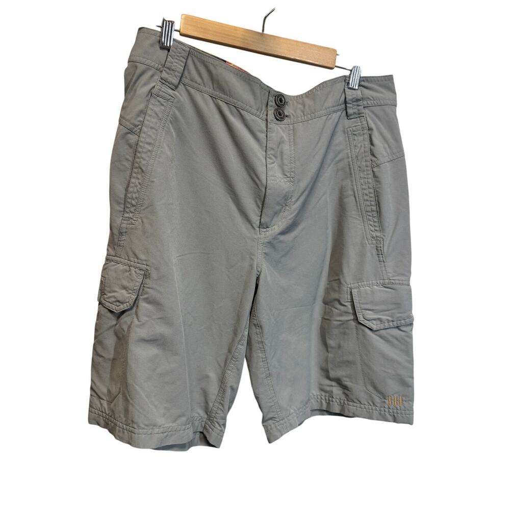 Lululemon Mens Gray Cargo Shorts Size 34  Hiking Camping
